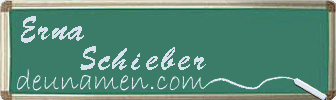 Erna Schieber Visitenkarte